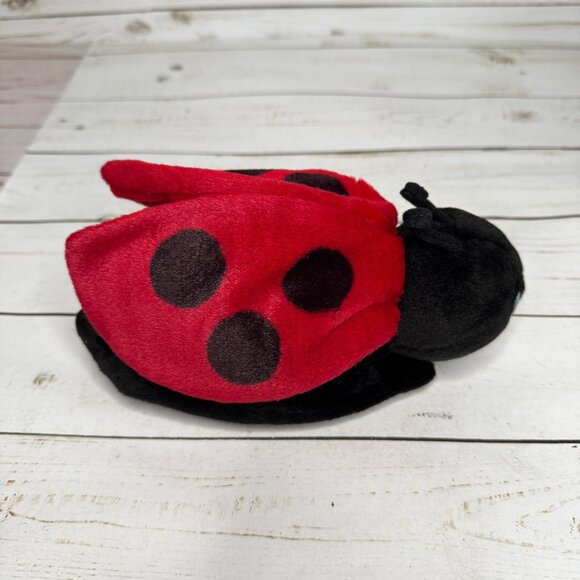Ladybug Plush Hand Puppet By Little Brownie Originals Red Black Stuffed Bug - Picture 2 of 7